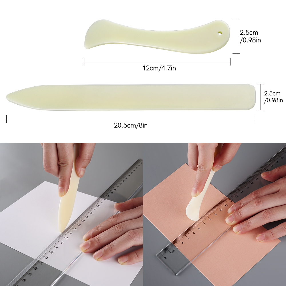 Bone Folder Tool - 2 Peças Dobrador de Papel e