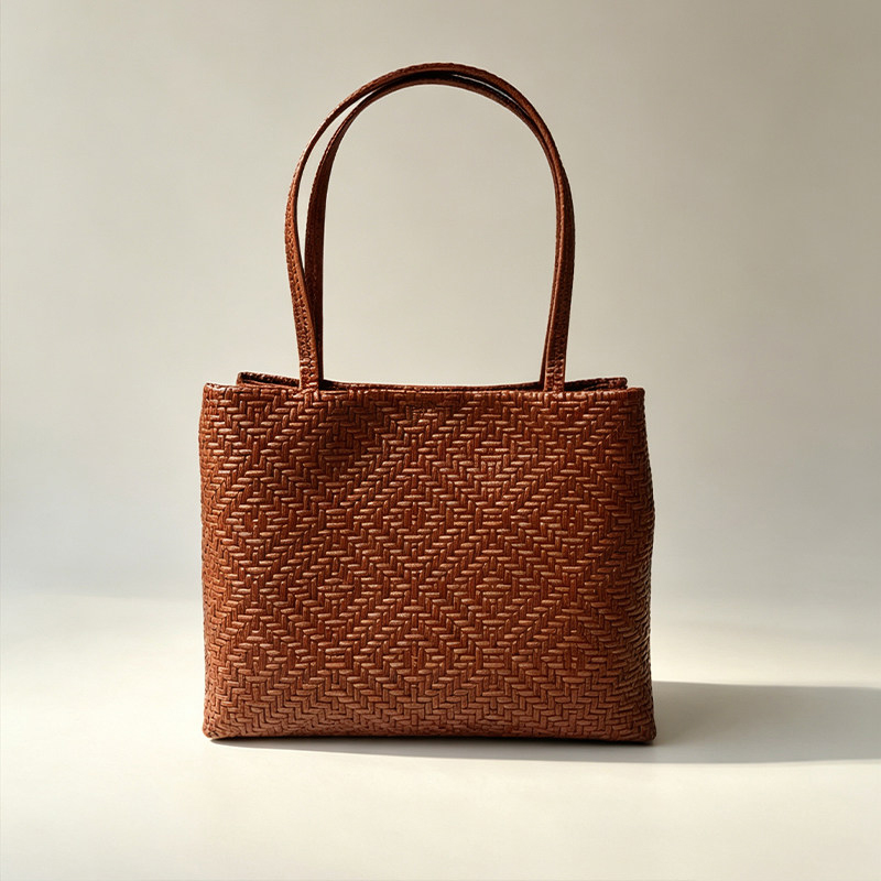 Leatherwork Designs - Bolsa Tote Mendy de Couro Genuíno