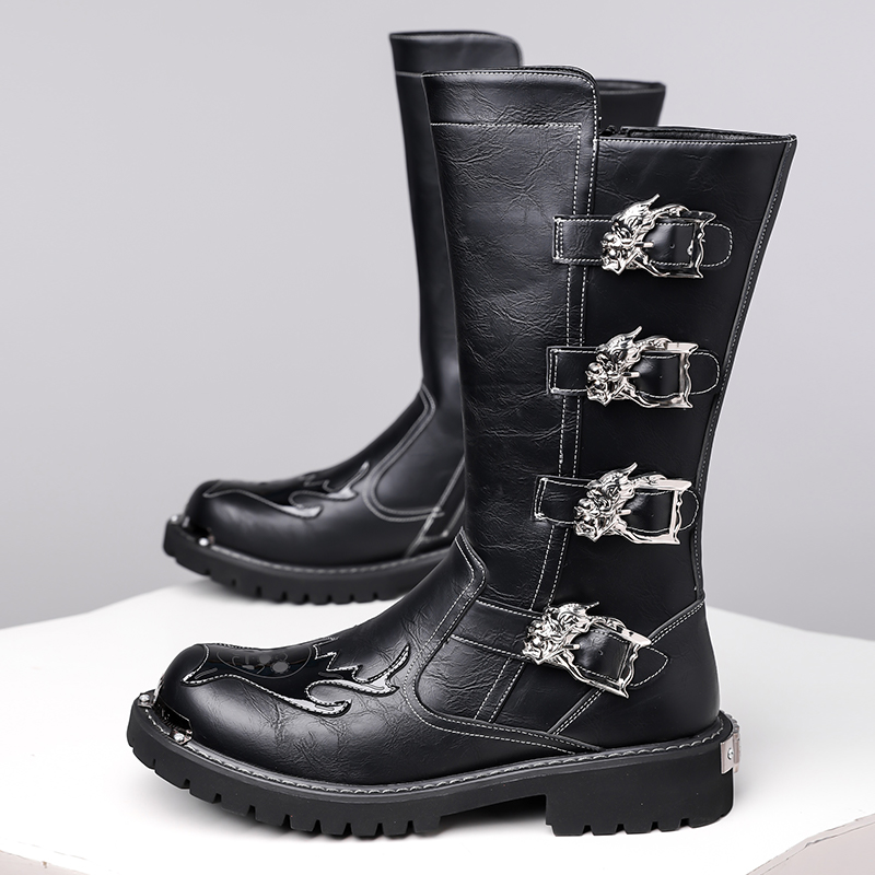 Botas Longas de Couro para Hom - Leatherwork Designs avaliação e preço
