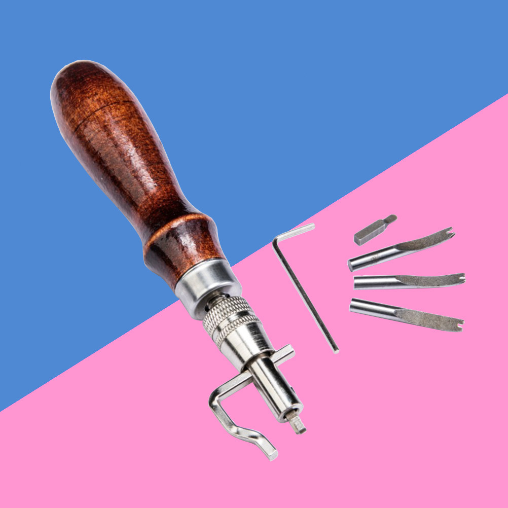 Kit de 7 ferramentas para trab - Groover Stitching Tool avaliação e preço