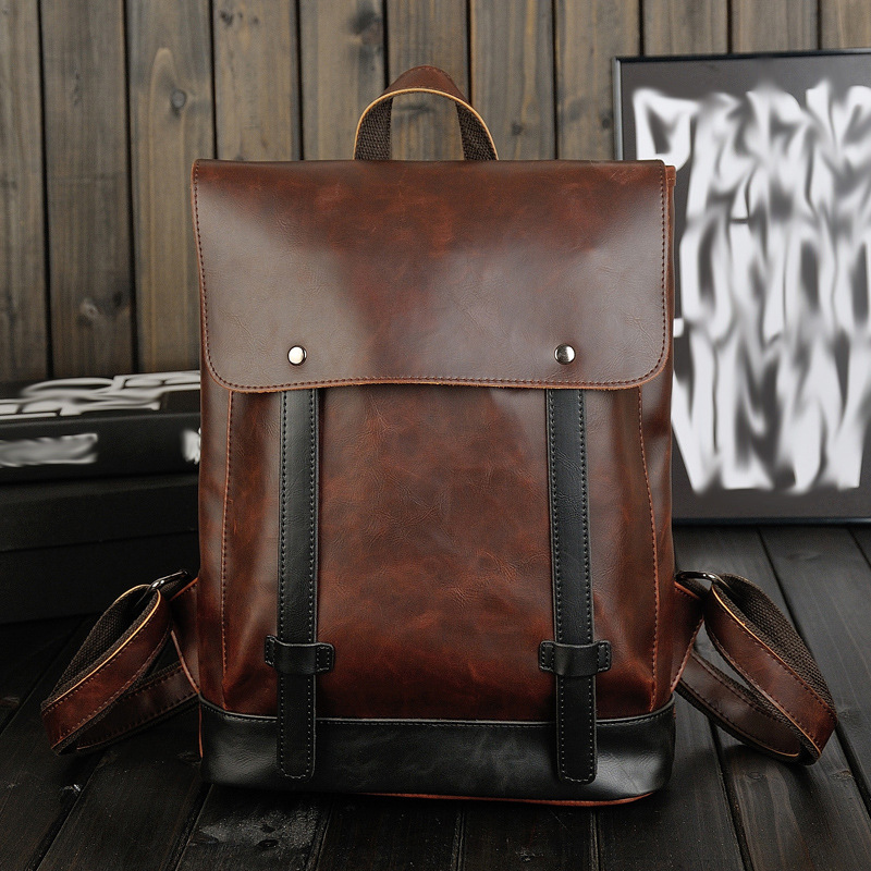 Mochila de couro vintage para  - Leather Work Rucksack Mens avaliação e preço