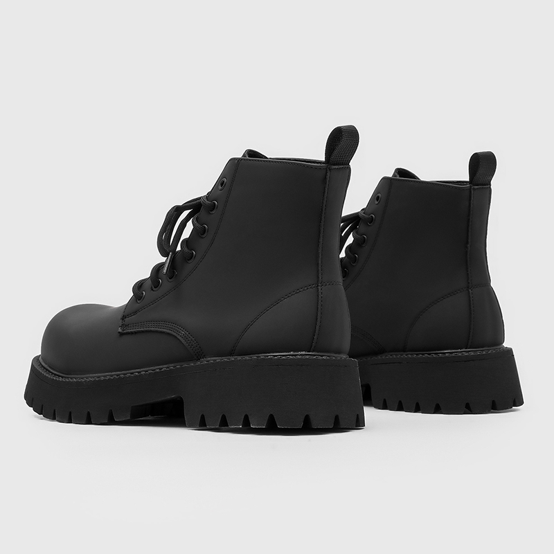 Botas de combate masculinas pr - Leatherwork Designs avaliação e preço