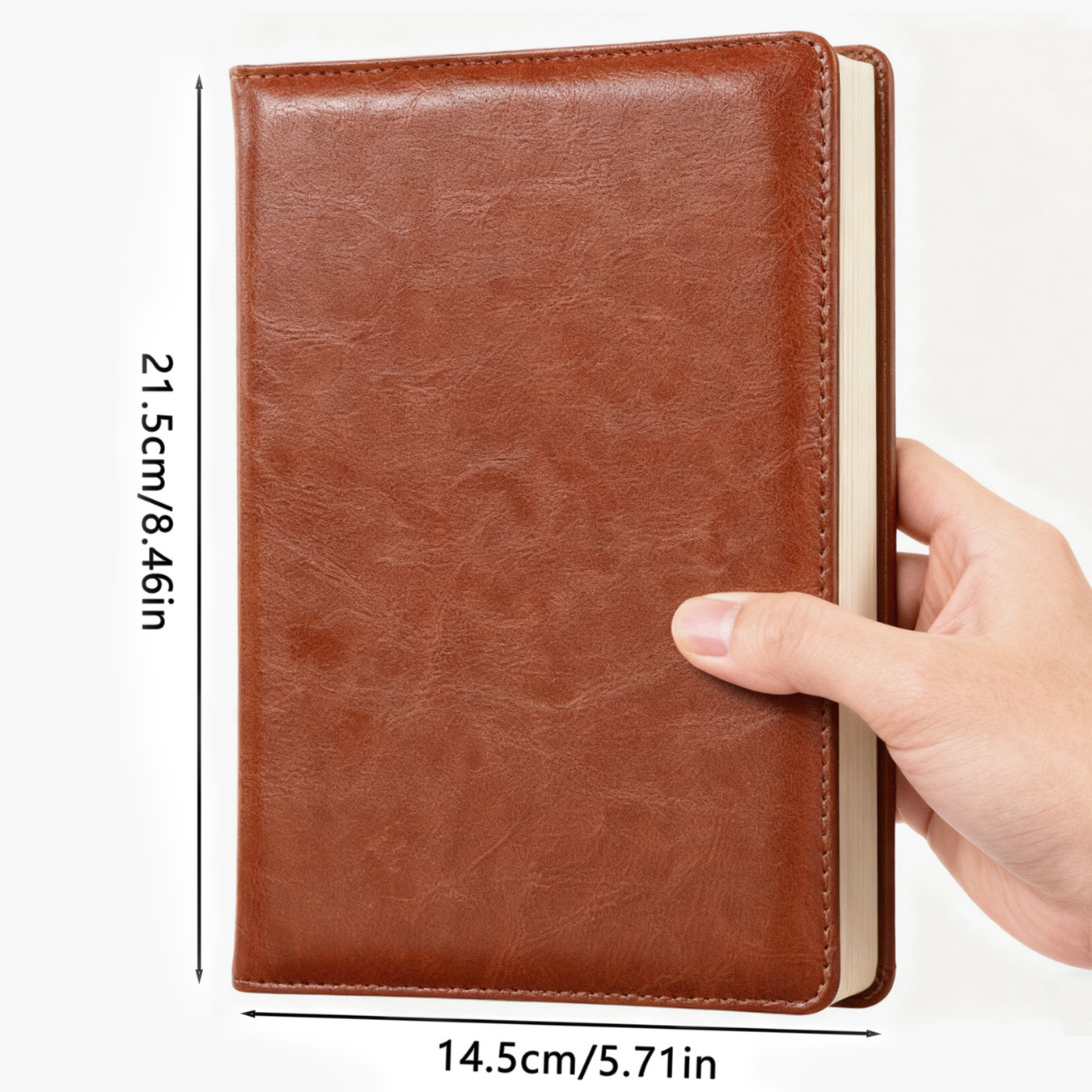 Caderno A5 de Couro Retro com  - Leather Work Diary Covers avaliação e preço